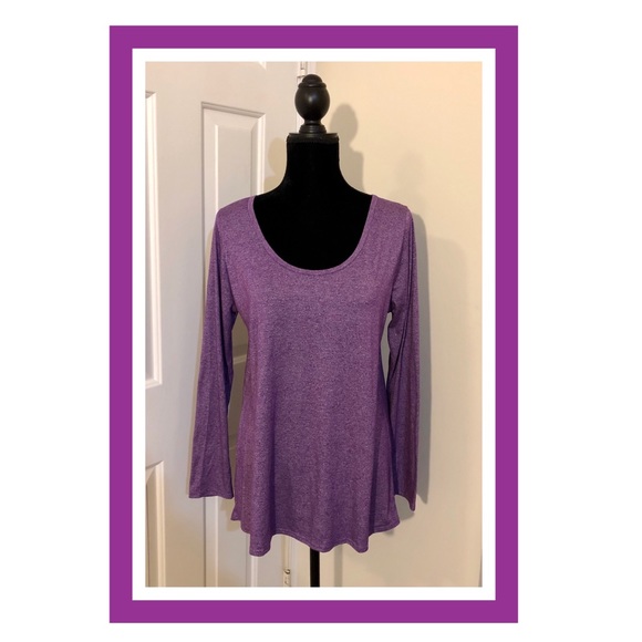 LuLaRoe Tops - **❣️SOLD❣️**EUC LuLaRoe Lynnae Heather Sz L 14/16